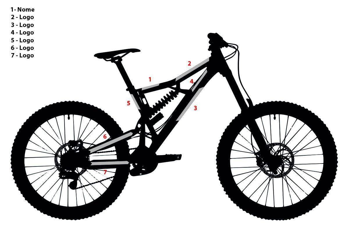 HOON LAB - Kit Adesivo per Mountain Bike / MTB Military Camou